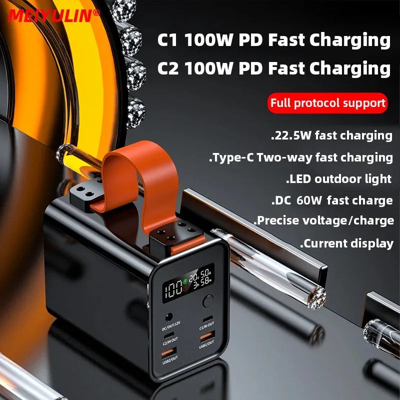 60000mAh Power Bank Station - Fast Charge & Portable