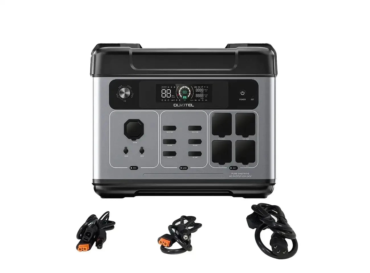Portable P2001 Plus Solar Generator with Fast Charging
