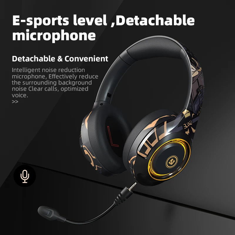 Tecsire A2 trådløst hodesett med avtakbar mikrofon