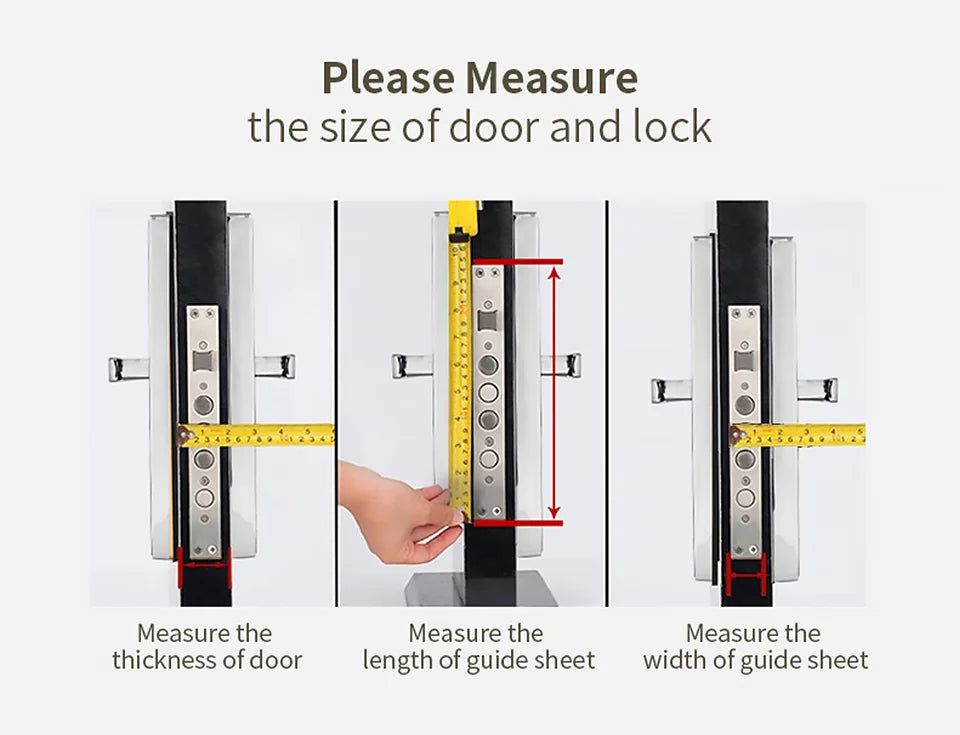 YRHAND Bluetooth Smart Lock - Easy Install Biometric Access
