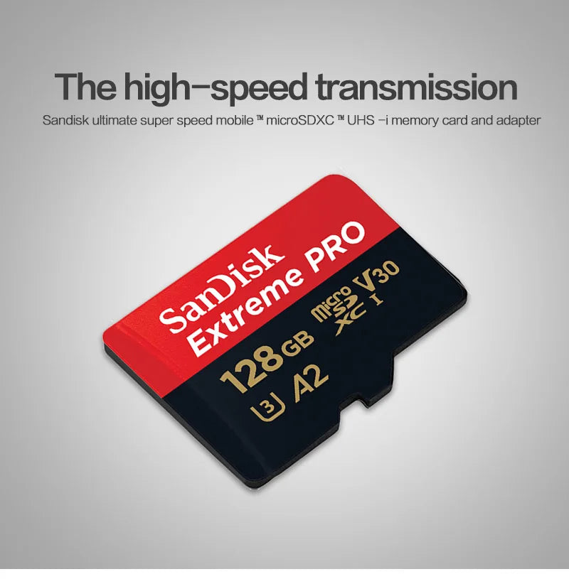 SanDisk Extreme PRO Micro SD Card 200MB/s for 4K Video