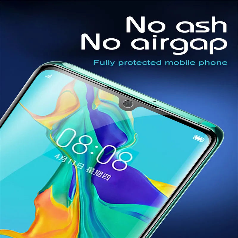 A VIVO IQOO 12 Pro showcases a vibrant abstract wallpaper at 08:08, with Chinese text. No ash, No airgap is displayed on a blue background, highlighting the MAOSENGUOJI Privacy Screen Protectors Anti Blue-ray technology.