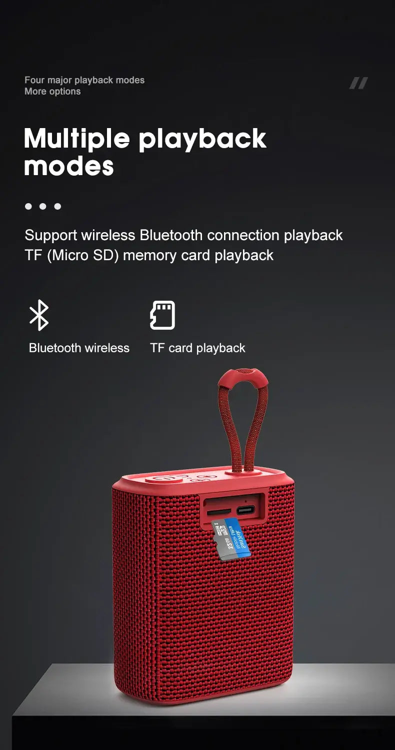 EBS-300 Mini Portable Bluetooth Speaker with IPX6 Waterproof