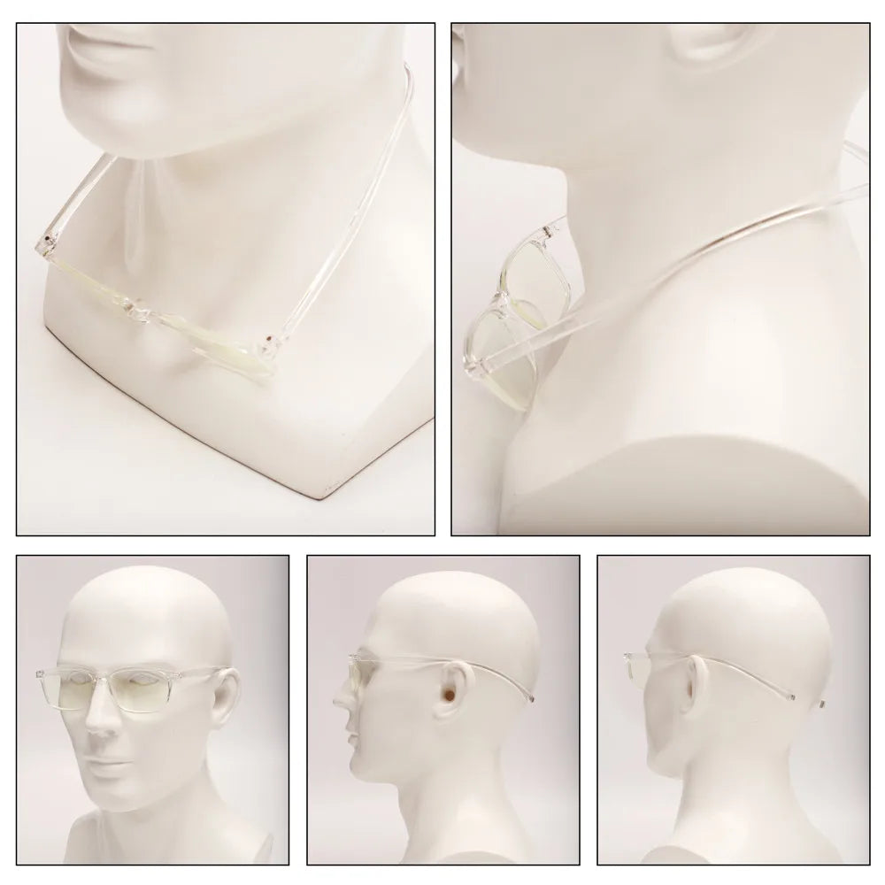 JM Vintage Blue Light Glasses - Stylish Square Design