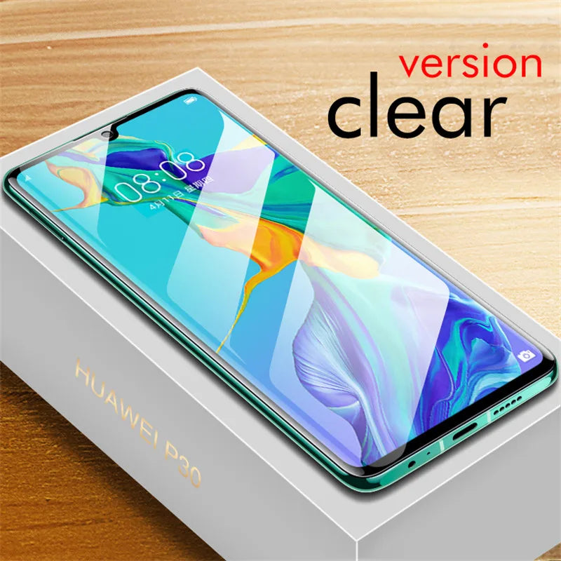 Box containing a VIVO IQOO 12 Pro, labeled Clear Version. Phone partially out, displaying screen with colorful abstract wallpaper. Enhanced with Anti Blue-ray technology for an eye-friendly and secure vibrant display.