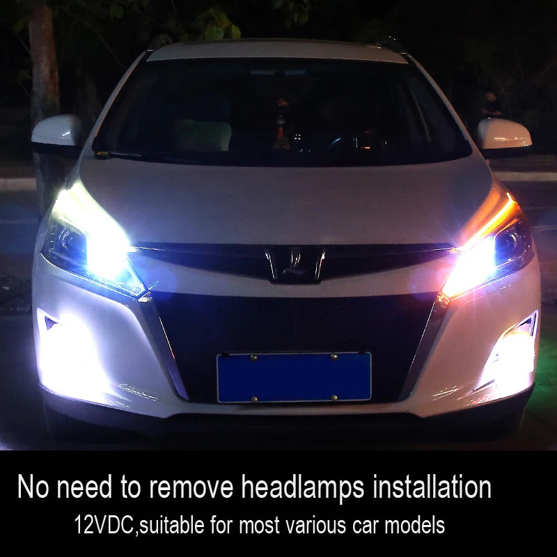 Ultra-Thin Car LED Running Light Soft Tube Strip