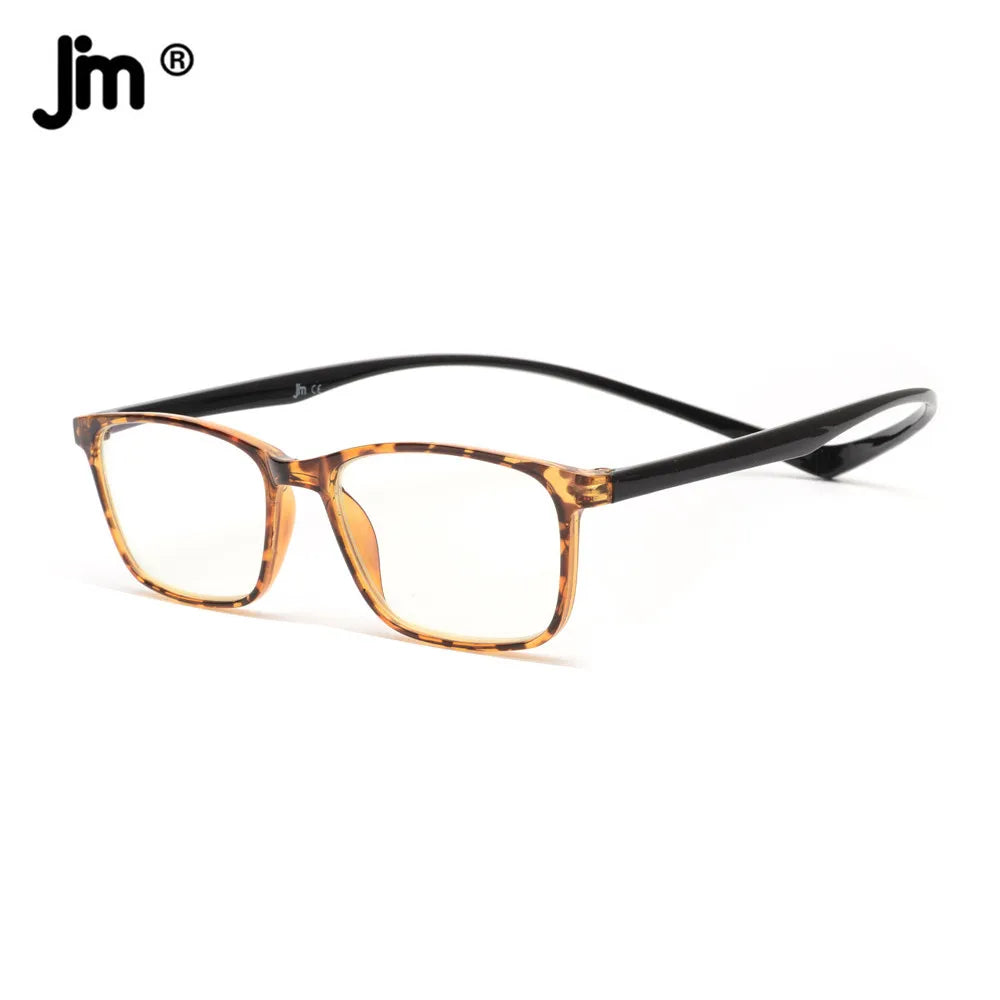 JM Vintage Blue Light Glasses - Stylish Square Design