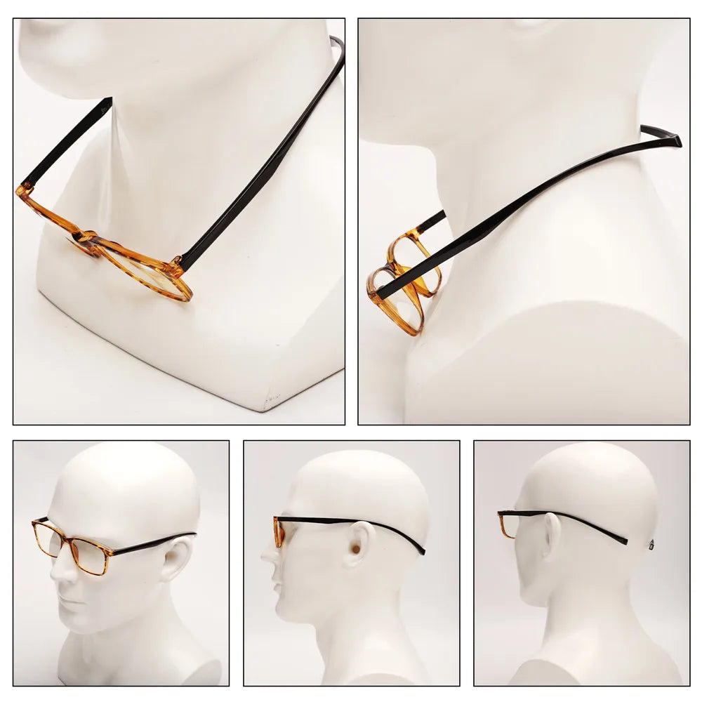 JM Vintage Blue Light Glasses - Stylish Square Design