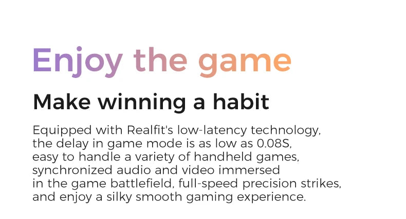 Realfit F3 ANC Bluetooth Earphones with HiFi Stereo Sound