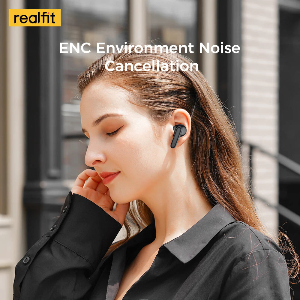 Realfit F3 ANC Bluetooth Earphones with HiFi Stereo Sound