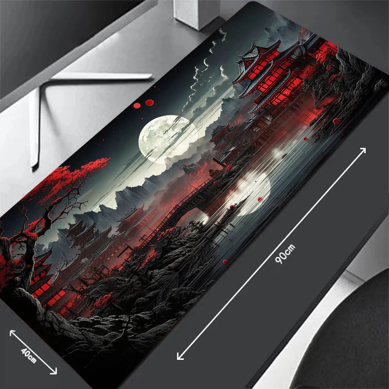 XGZ Starry Sky Moon XXL Anti-Slip Gaming Mat