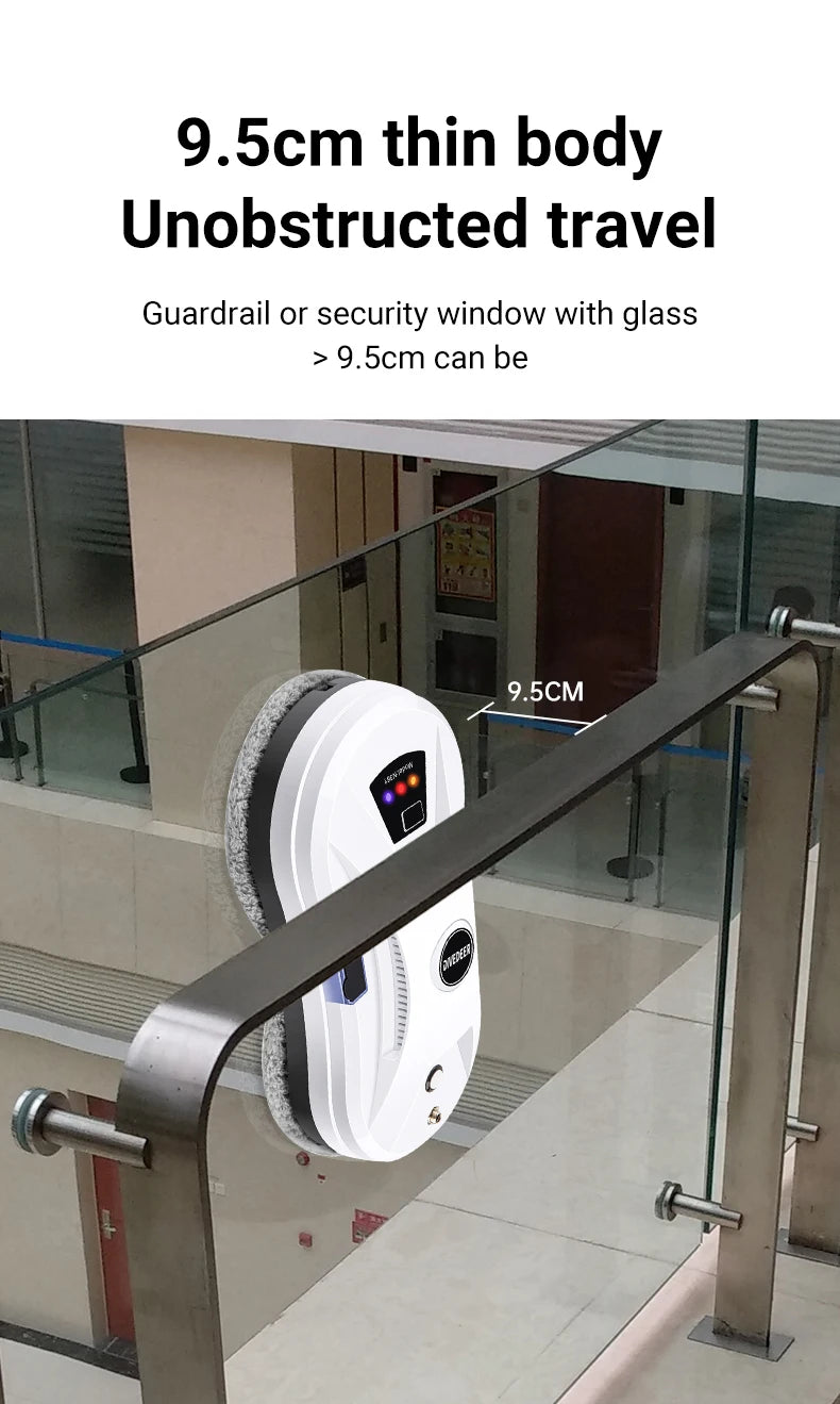 DIVEDEER Window Cleaning Robot Ultra-thin Large Suction Machine