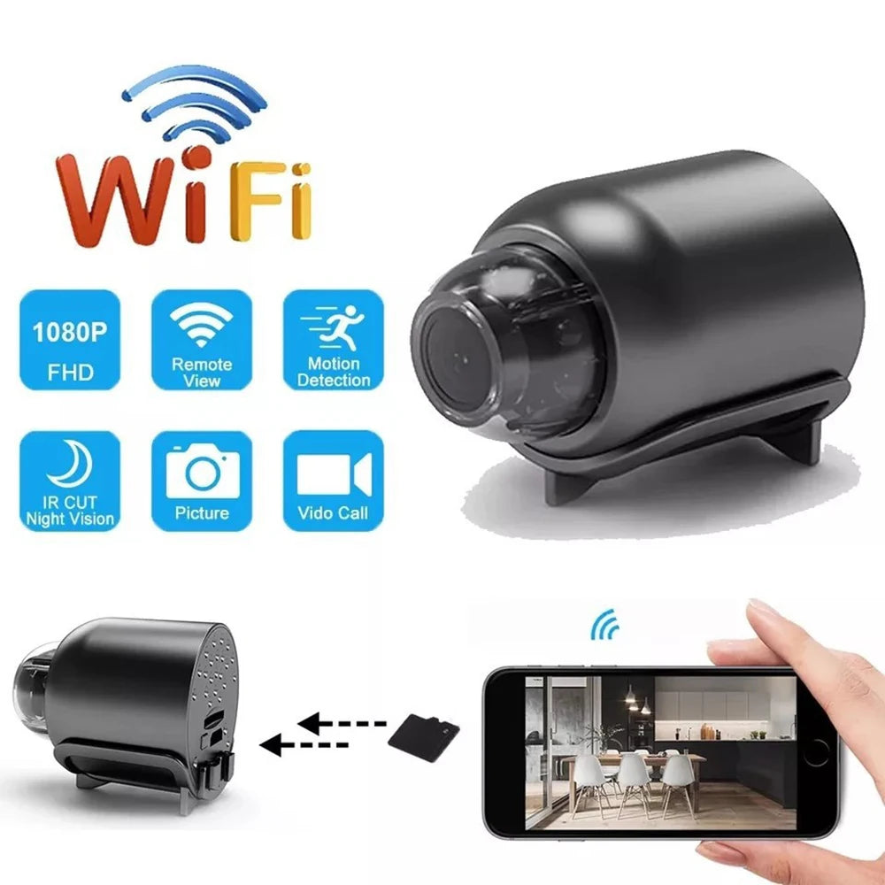 X5 Mini HD 1080P WiFi Camera - Stylish Home Security Monitor
