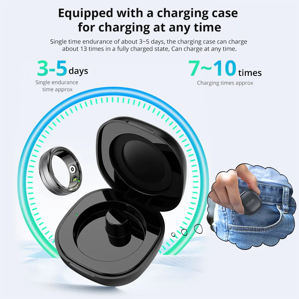 COLMI R06 Smart Ring - Heart Rate & Oxygen Monitor