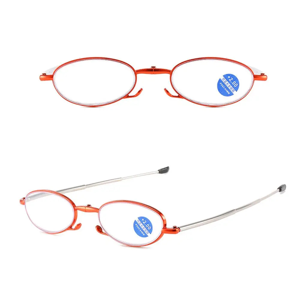 KLASSNUM Folding Anti Blue Light Reading Glasses - Stylish & Portable