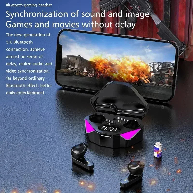 X15 TWS Wireless Bluetooth Headset with LED Display
