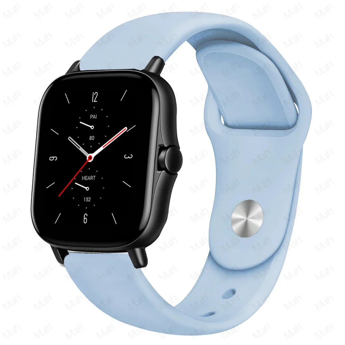 PEO 20mm/22mm silikonklokkerem for Amazfit GTS/GTR - Unisex erstatningsbånd