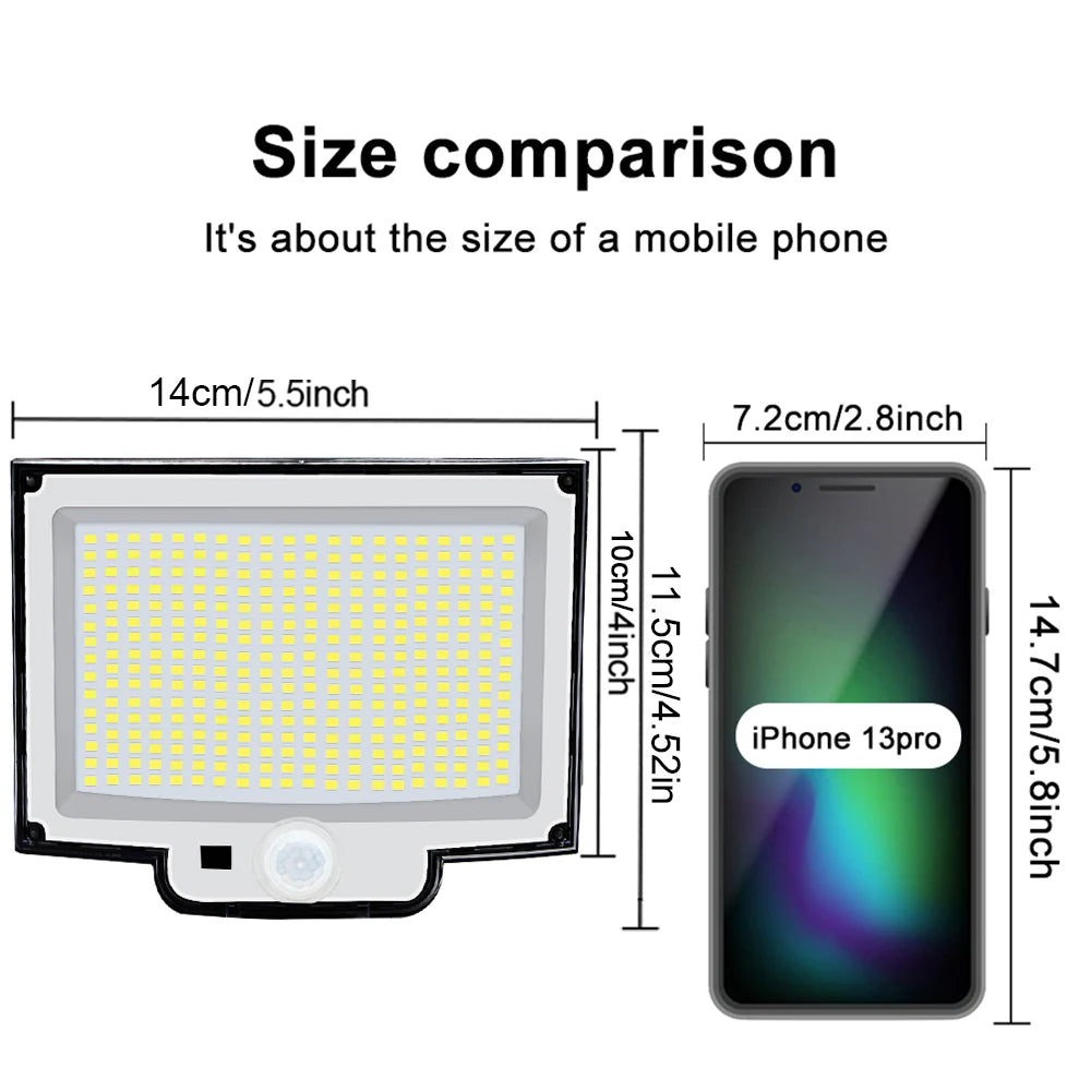 Newstyle Solar Flood Lights with Motion Sensor, Waterproof