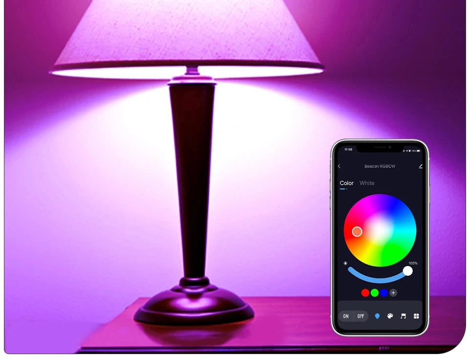 Smart RGB LED Bulb E27 - Tuya App Controlled