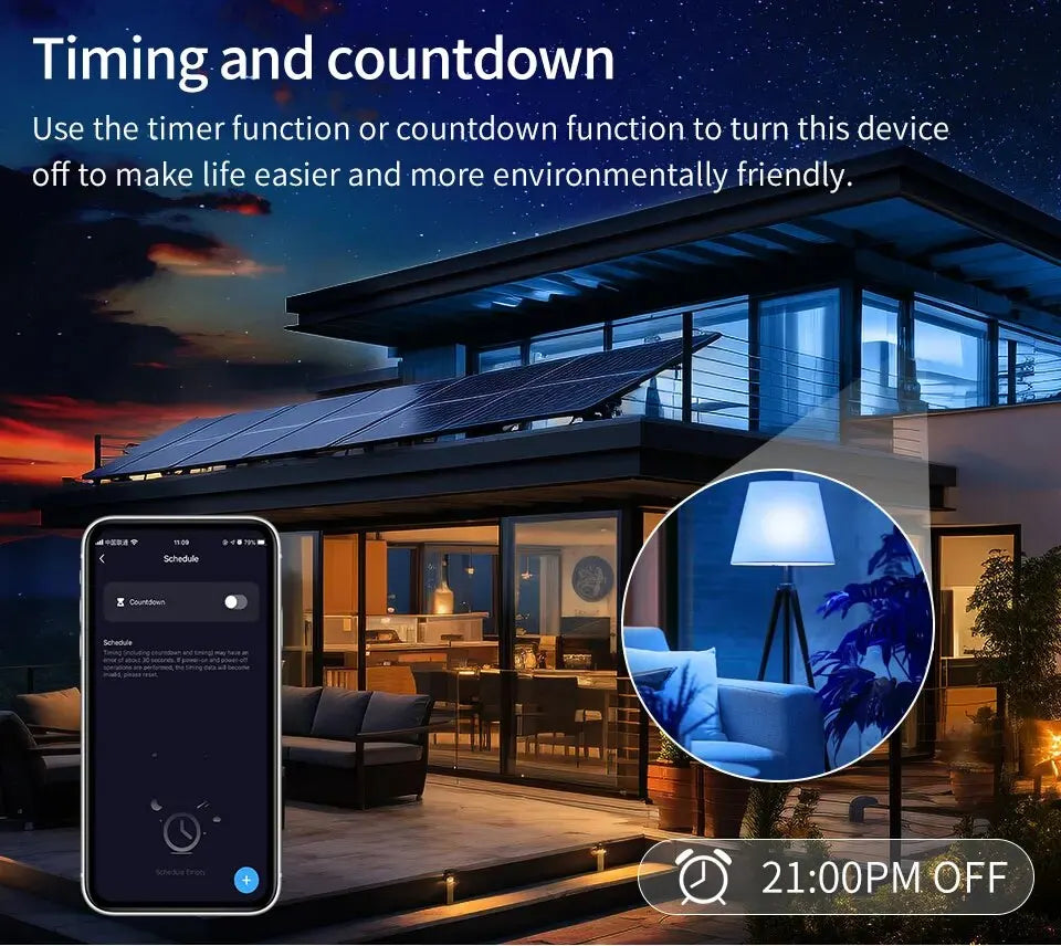AmmToo Tuya Bluetooth Smart LED Bulb E27 - RGB Color Options