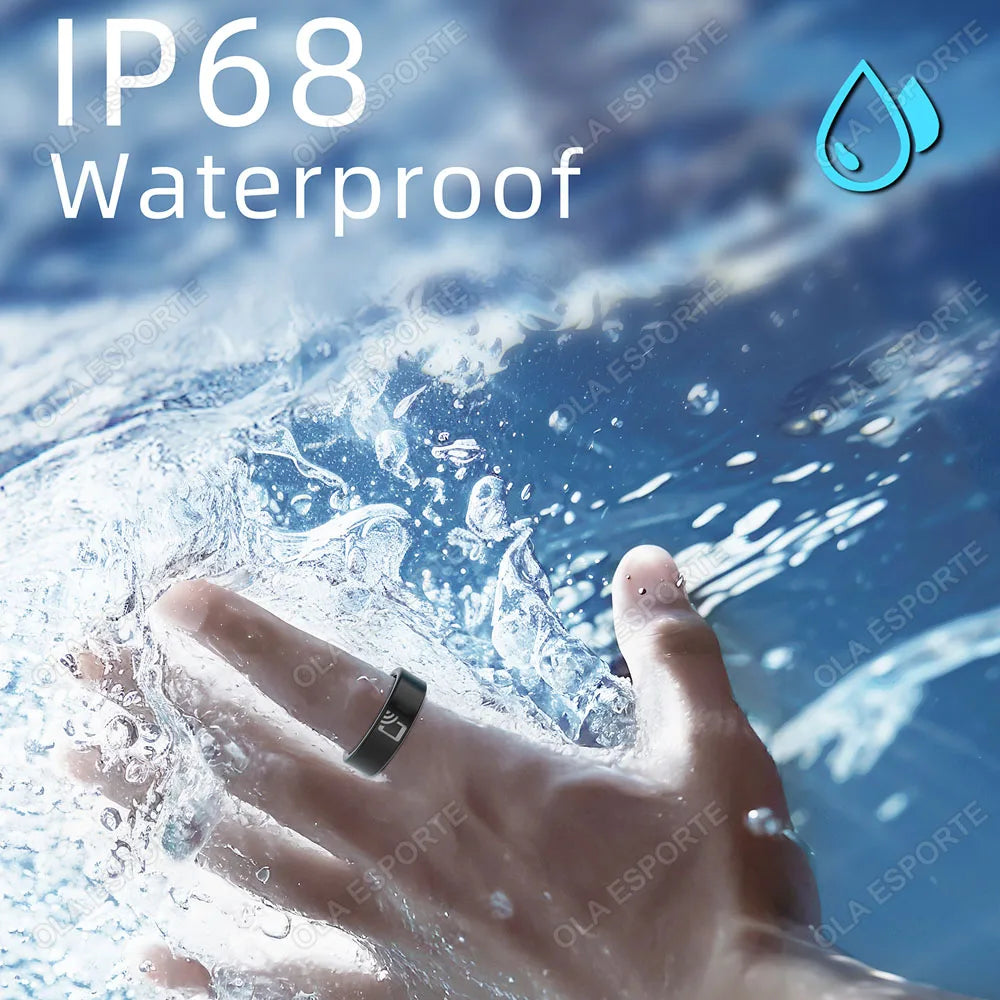 Ola Esporte Smart Ring - Monitoraggio della salute in tempo reale e accesso NFC