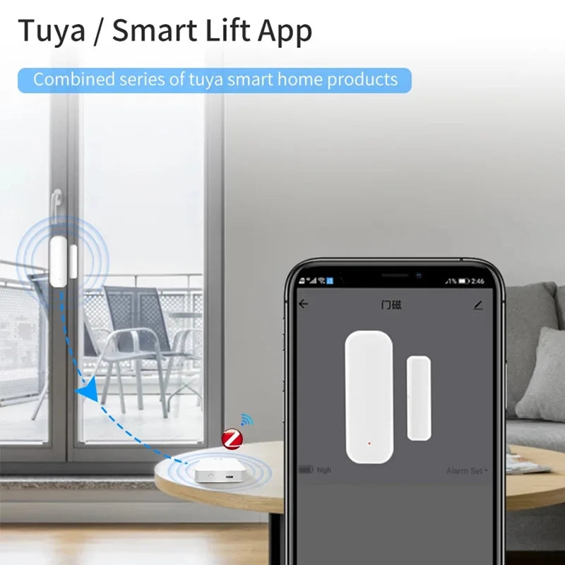 NoEnName WiFi Door Open Closed Detector With App Alerts