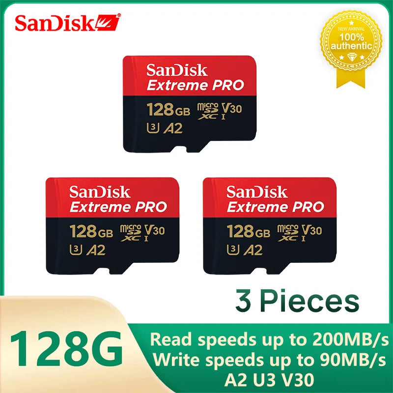 SanDisk Extreme PRO Micro SD Card 200MB/s for 4K Video