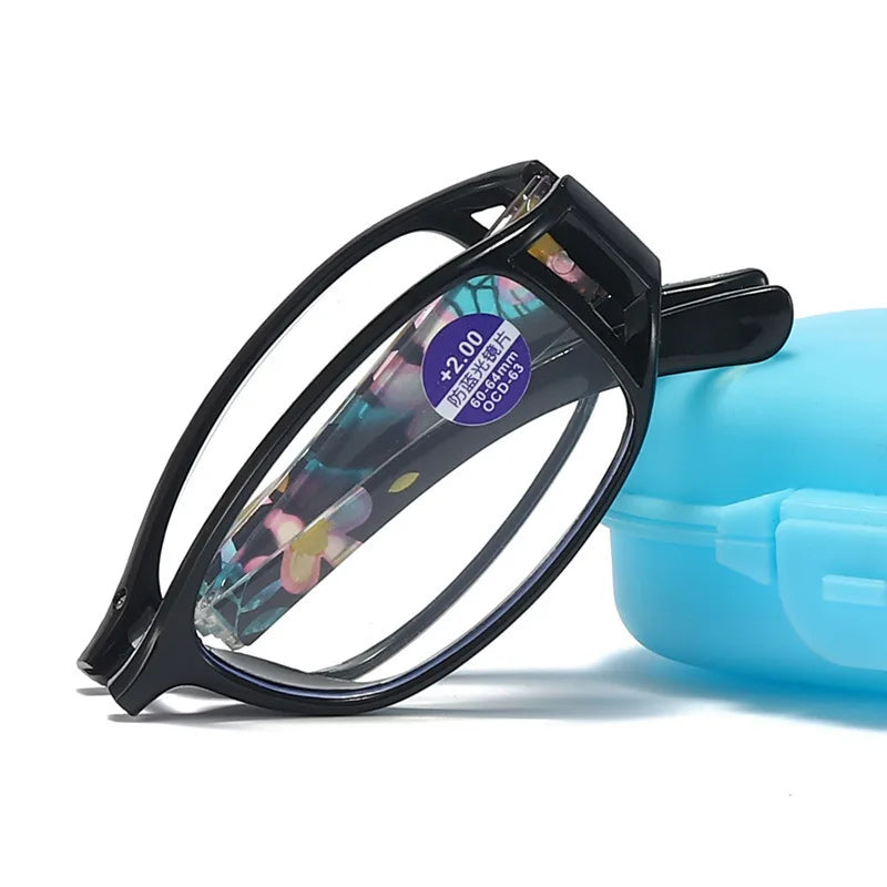 EOENKK Folding Reading Glasses - Stylish Anti-Blue Light Design