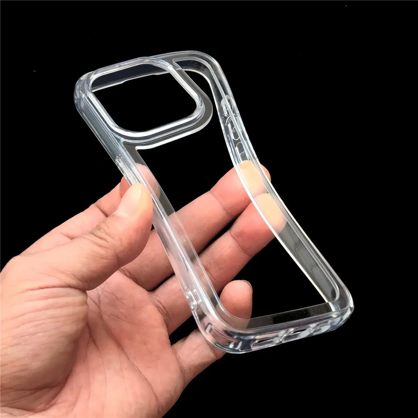 Soft Transparent Bumper Case For iPhone 16 Pro Max