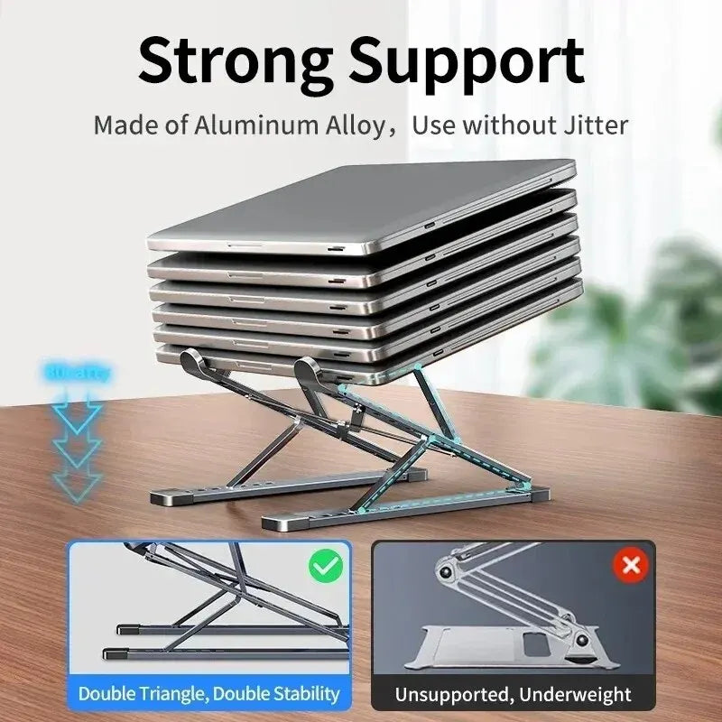 LISM N8 Laptop Stand - Foldable Aluminum Holder