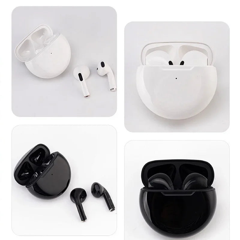 Original Pro6 TWS Bluetooth 5.0-ørepropper med støyreduksjon
