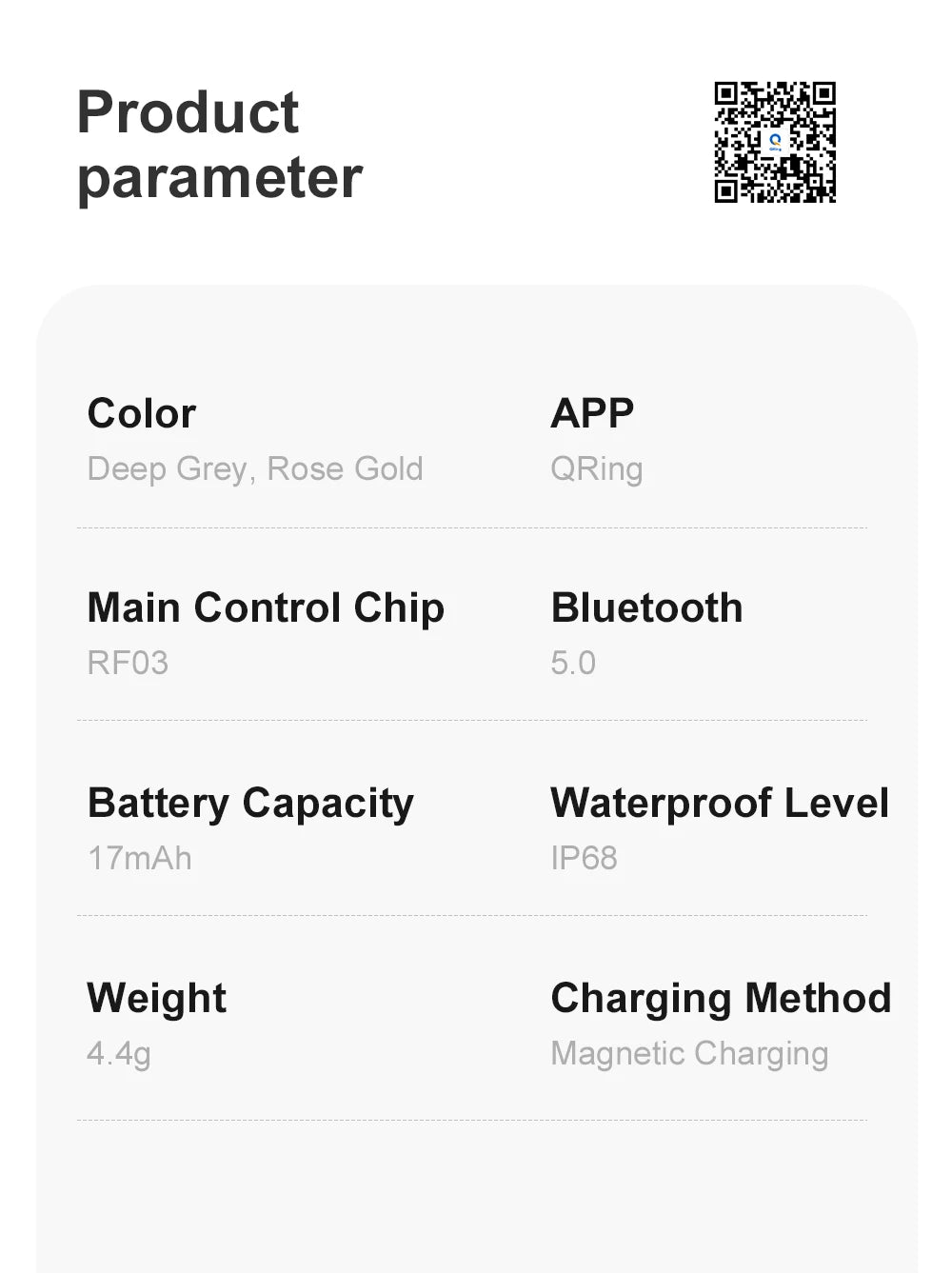 COLMI R02 Smart Ring - Waterproof Health Monitor & Tracker