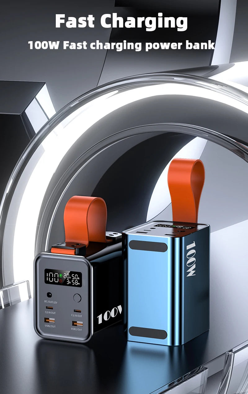 60000mAh Power Bank Station - Fast Charge & Portable