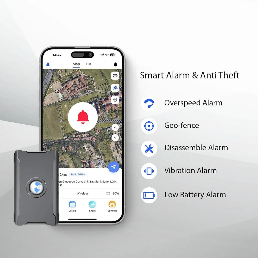 4G Real-Time GPS Tracker With 12-Month Battery Life
