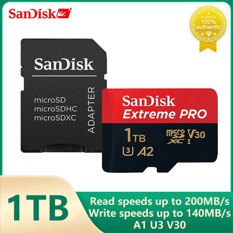 SanDisk Extreme PRO Micro SD Card 200MB/s for 4K Video