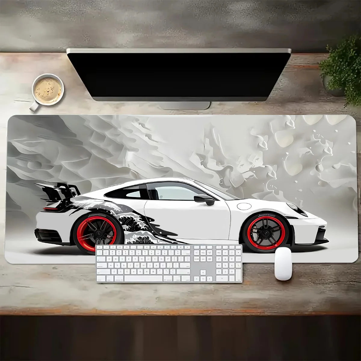 XGZ Sports Car Gaming Mouse Pad - Anti-Slip Base