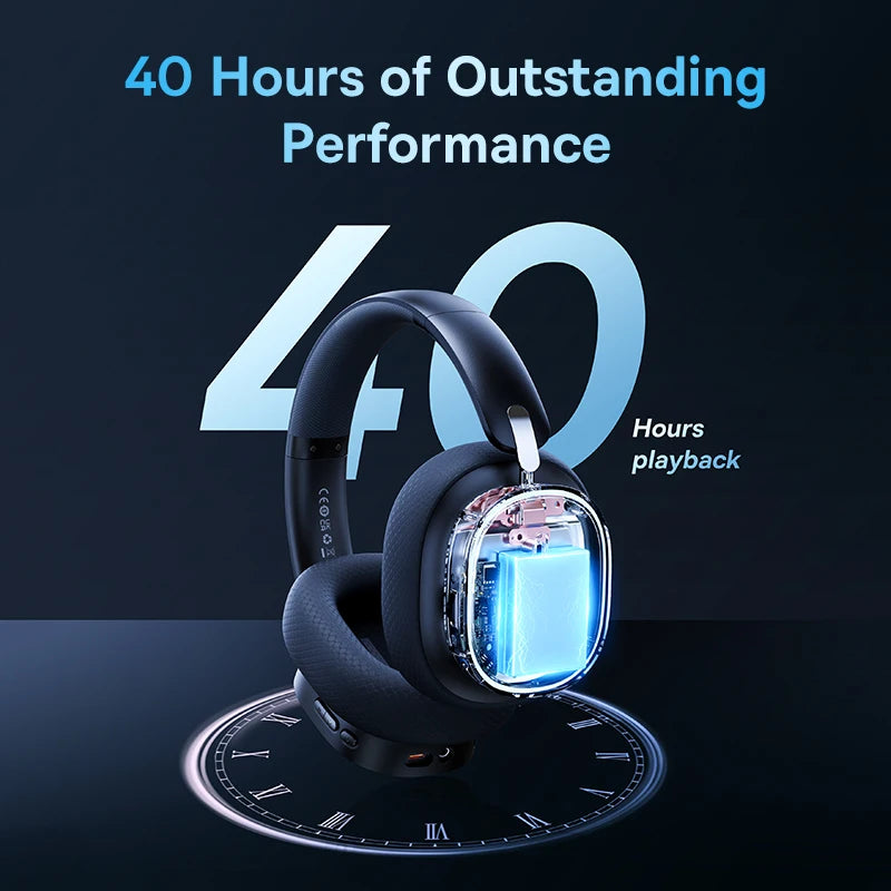 Baseus GH02 Gaming Wireless Headphones with 40-Hour Playtime