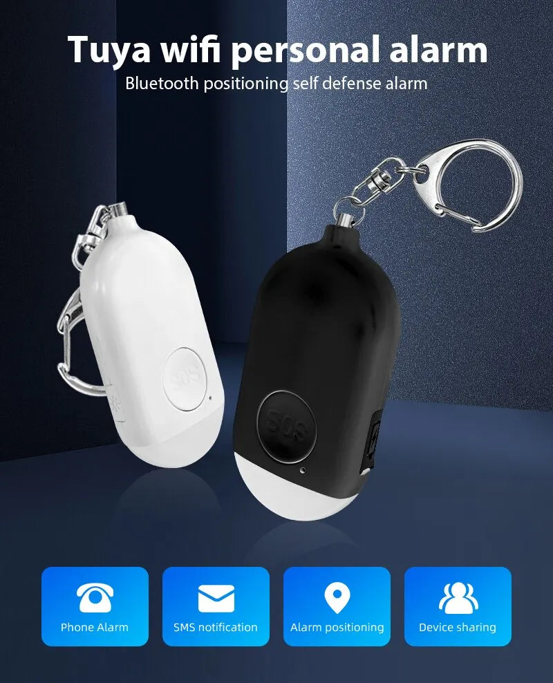 NoEnName Emergency SOS Personal Alarm Keychain - 130dB Alert