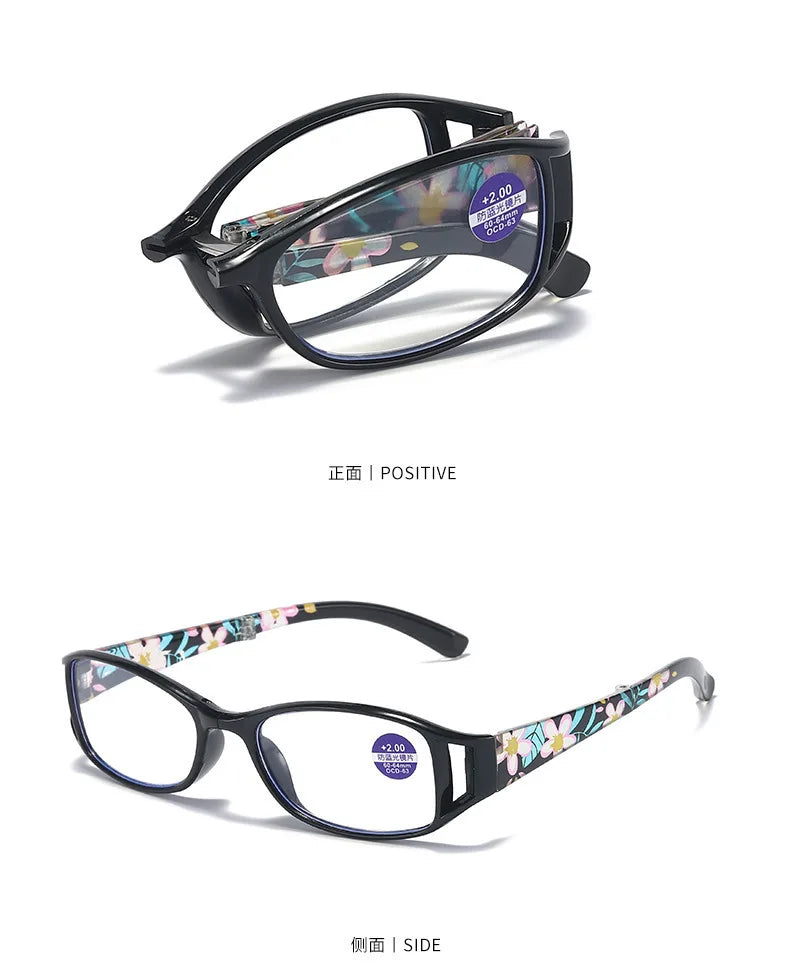 EOENKK Folding Reading Glasses - Stylish Anti-Blue Light Design
