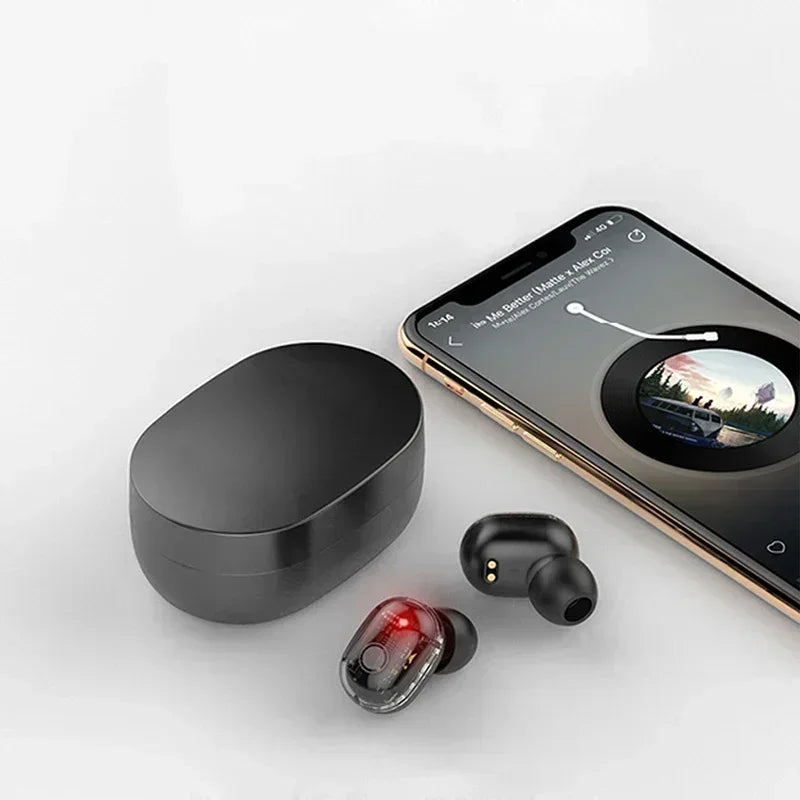 Original E7S trådløst Bluetooth-hodesett med LED-skjerm