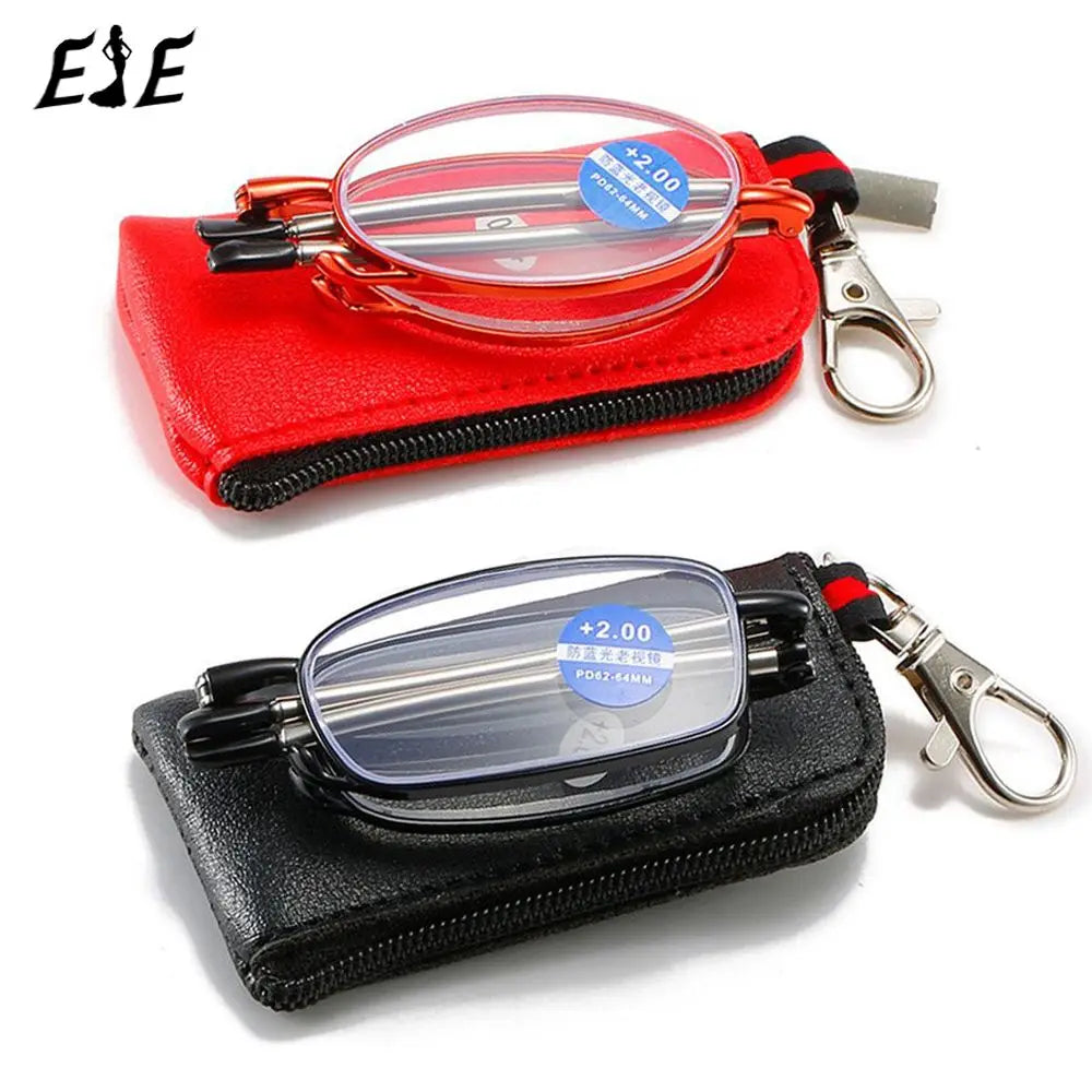 KLASSNUM Folding Anti Blue Light Reading Glasses - Stylish & Portable