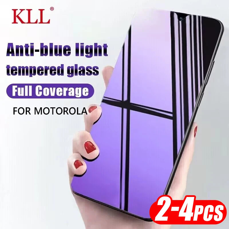 KLL Anti Blue Light Tempered Glass Screen Protector for Motorola G Series