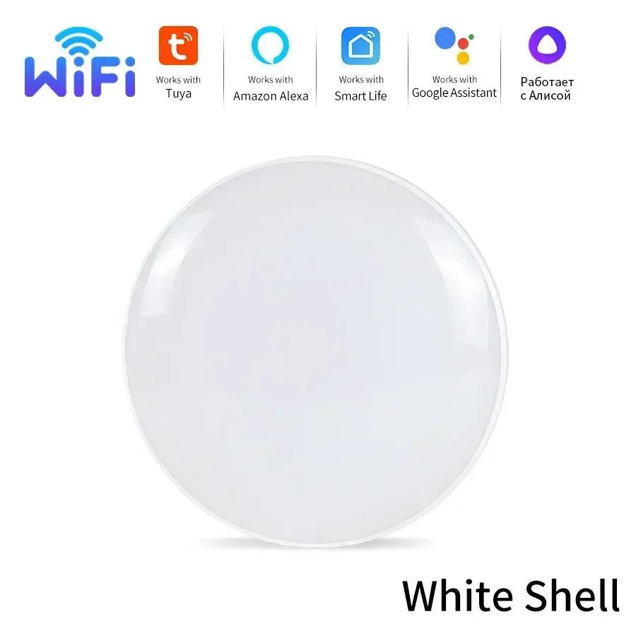 Tuya WiFi LED-taklampe - dimbar RGB smart belysning