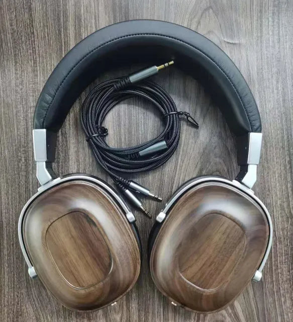 B8 Walnut HIFI Headphones with 50mm Beryllium Drivers