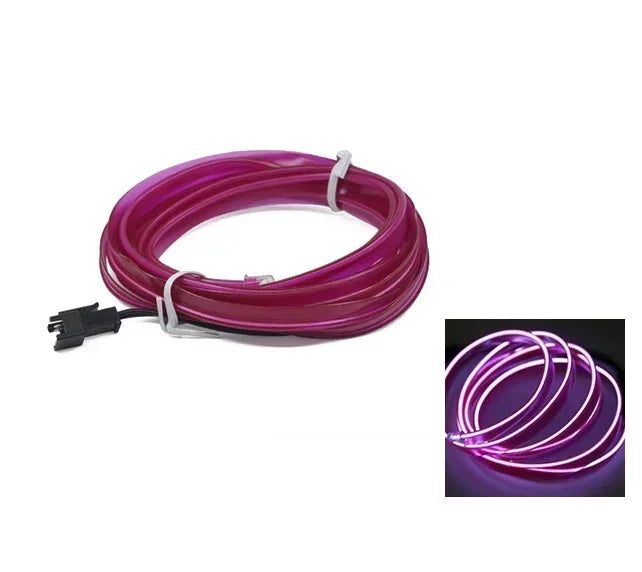 3M/5M Car Interior Led Neon Strip EL Wiring Diode