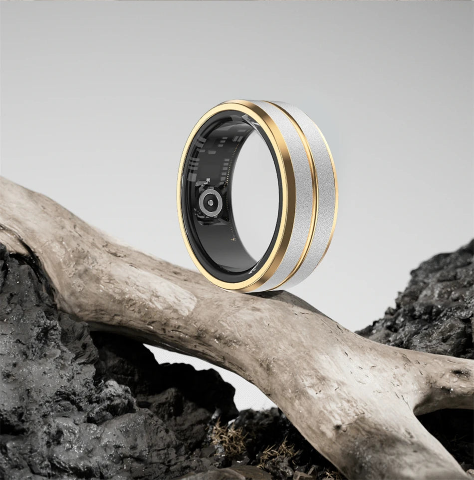ChiBear 5ATM Waterproof Smart Ring - Track Health Effortlessly