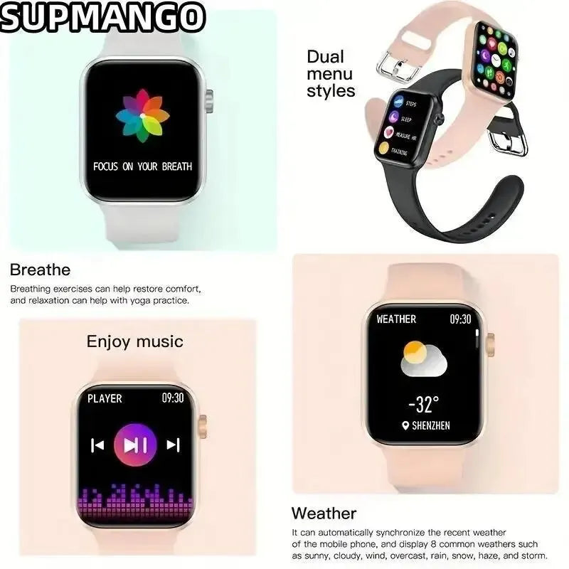 SUPMANGO S8 Smart Watch - Interactive Music Control