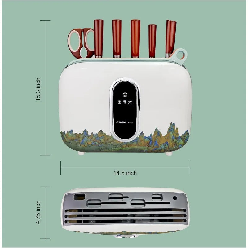 Charmline Smart Cutting Board Set with Knife Holder