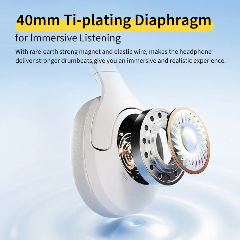 QCY H3 Lite ANC Wireless Headphones with 60-Hour Battery