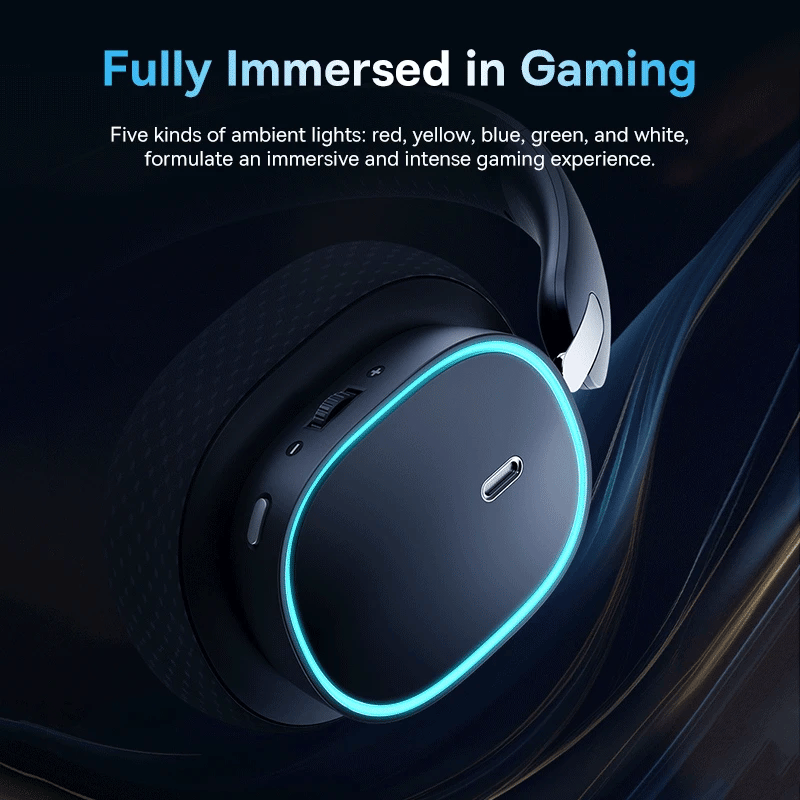 Baseus GH02 Gaming Wireless Headphones with 40-Hour Playtime